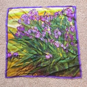 100% Silk Square Scarf Headwrap Bandana
